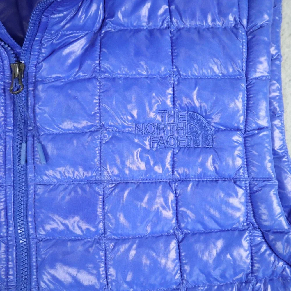The North Face ThermoBall Eco Puffer Vest‎ Mens S Blue Quilted Hiking Gorpcore
